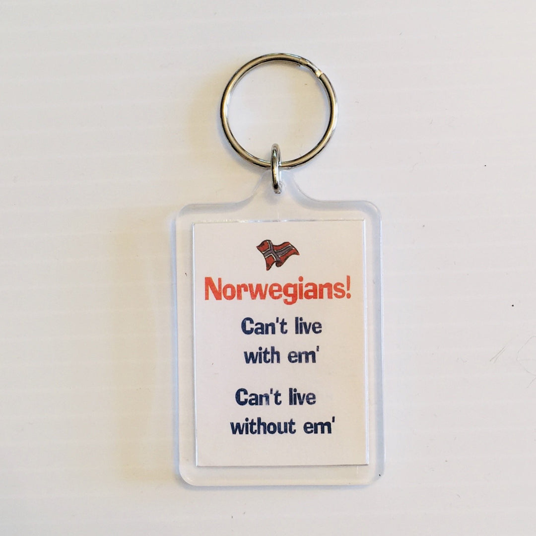 Keyring, Norwegian Can't live with em without em