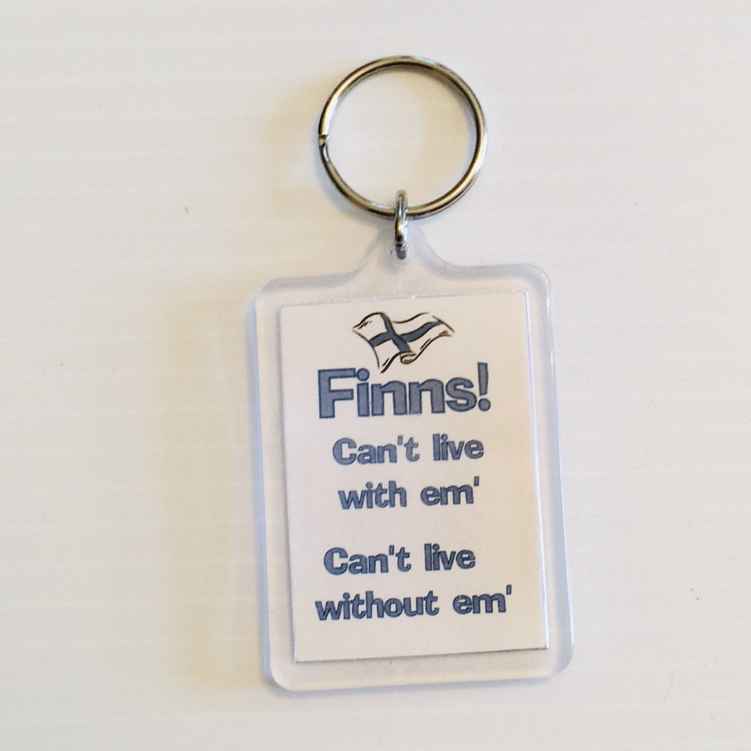Keyring, Finns can't live with em without em
