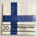 Finland flag paper napkins