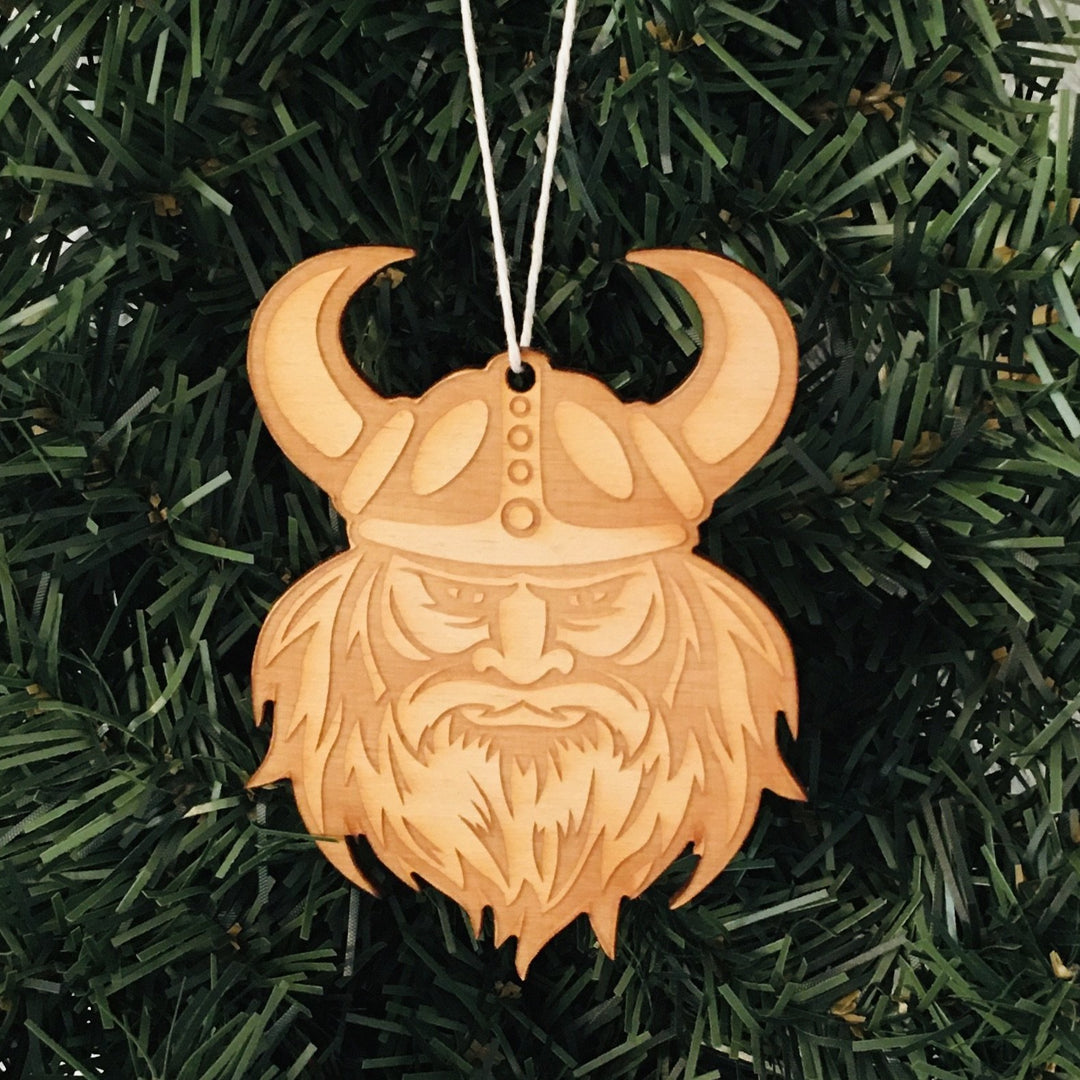 Baltic birch ornament - Viking