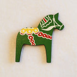 Dala Horse Magnet - Green