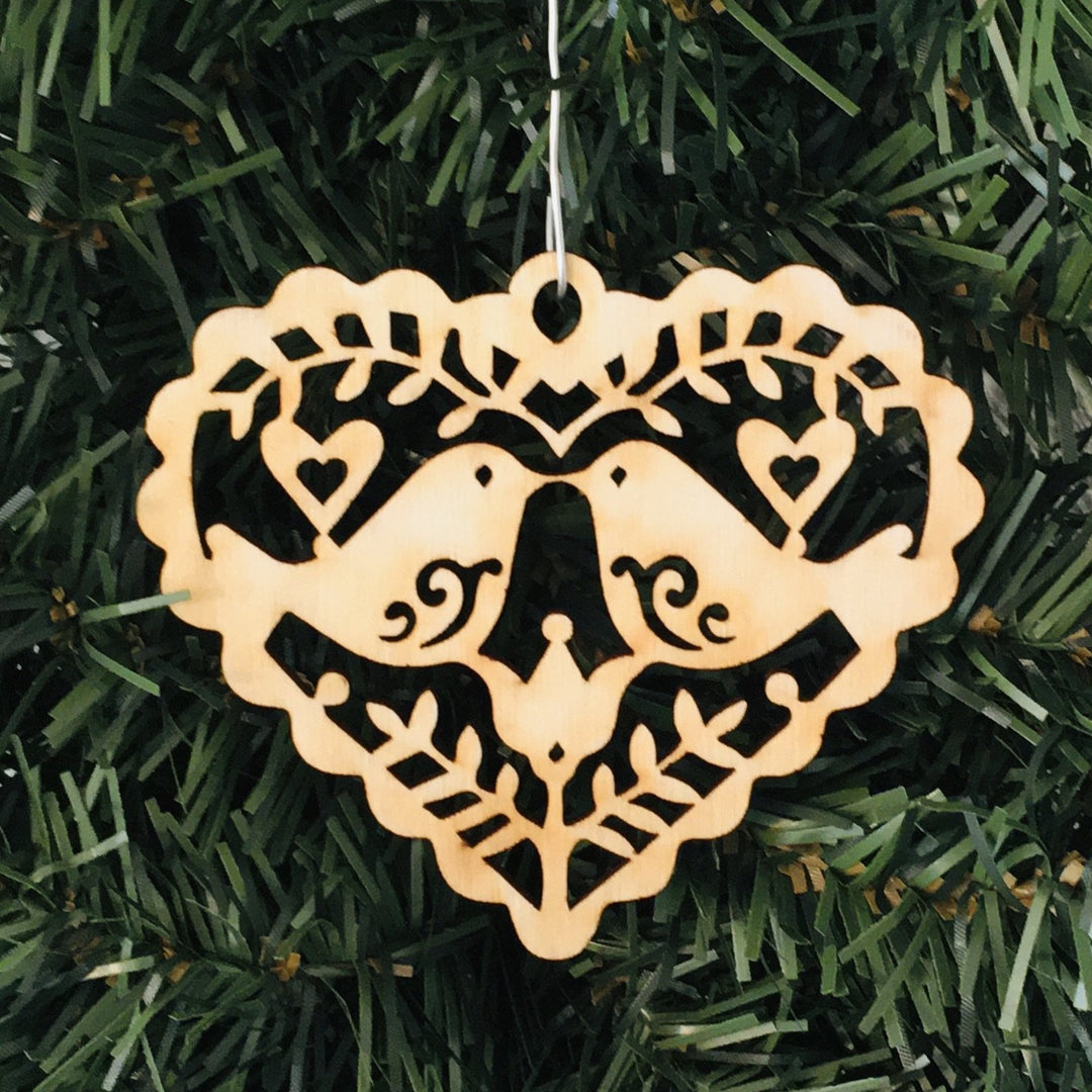 Baltic birch ornament - Heart