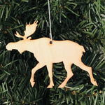 Baltic birch ornament - Moose