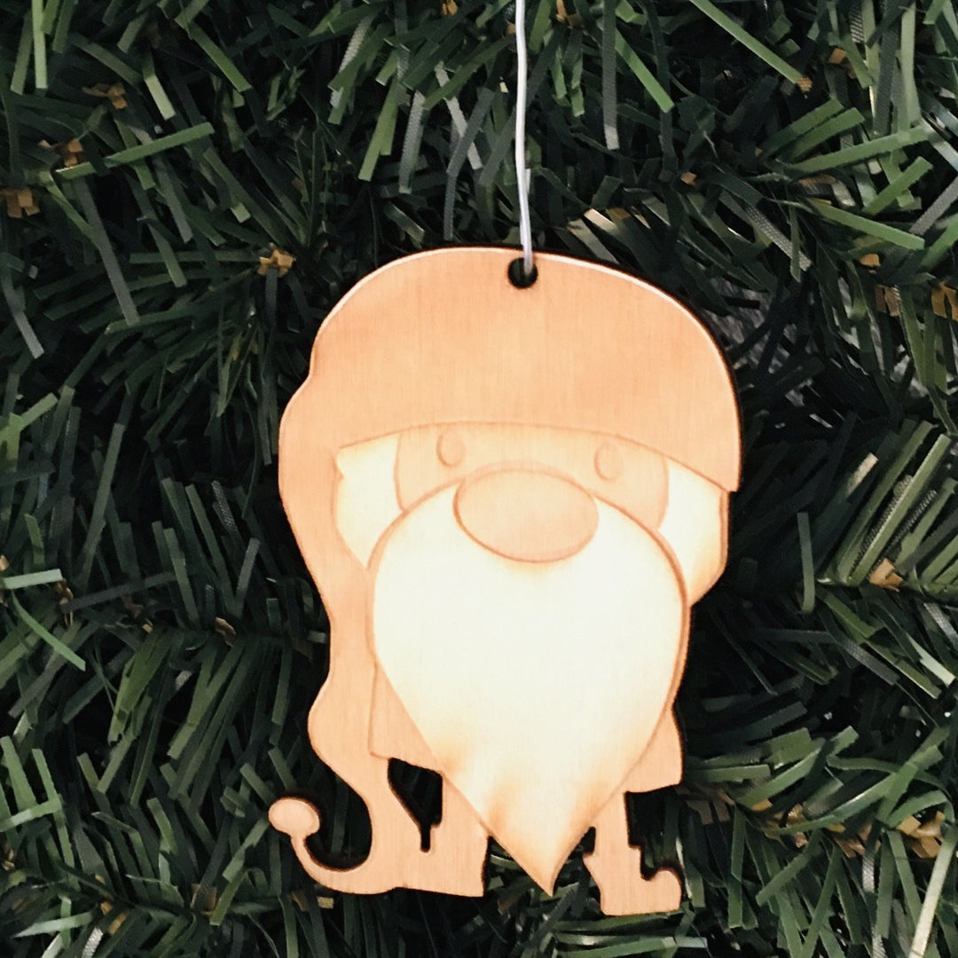 Baltic birch ornament - Gnome