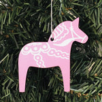 Dala horse ornament - Lavender