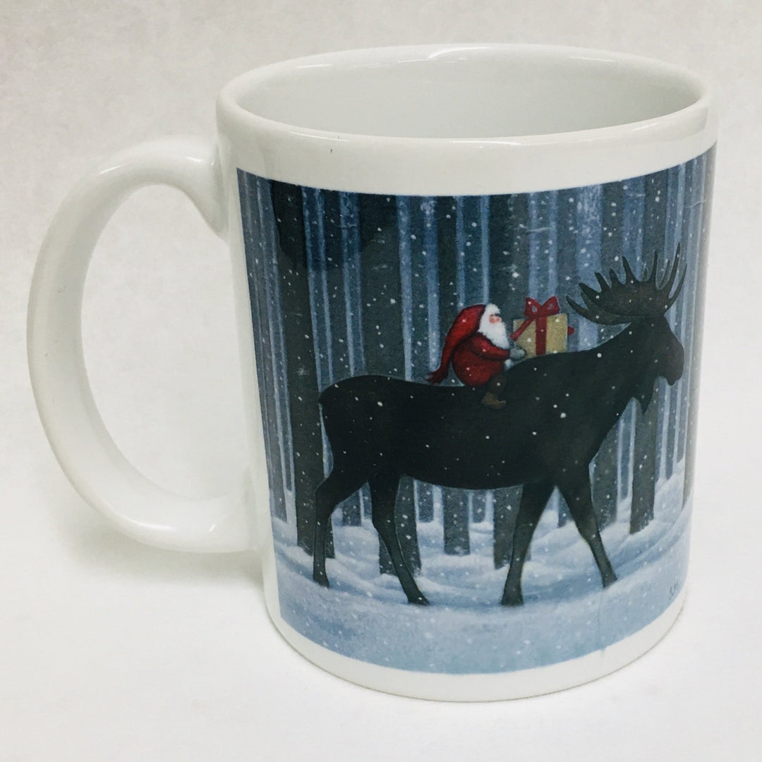 Eva Melhuish Tall Trees moose. coffee mug