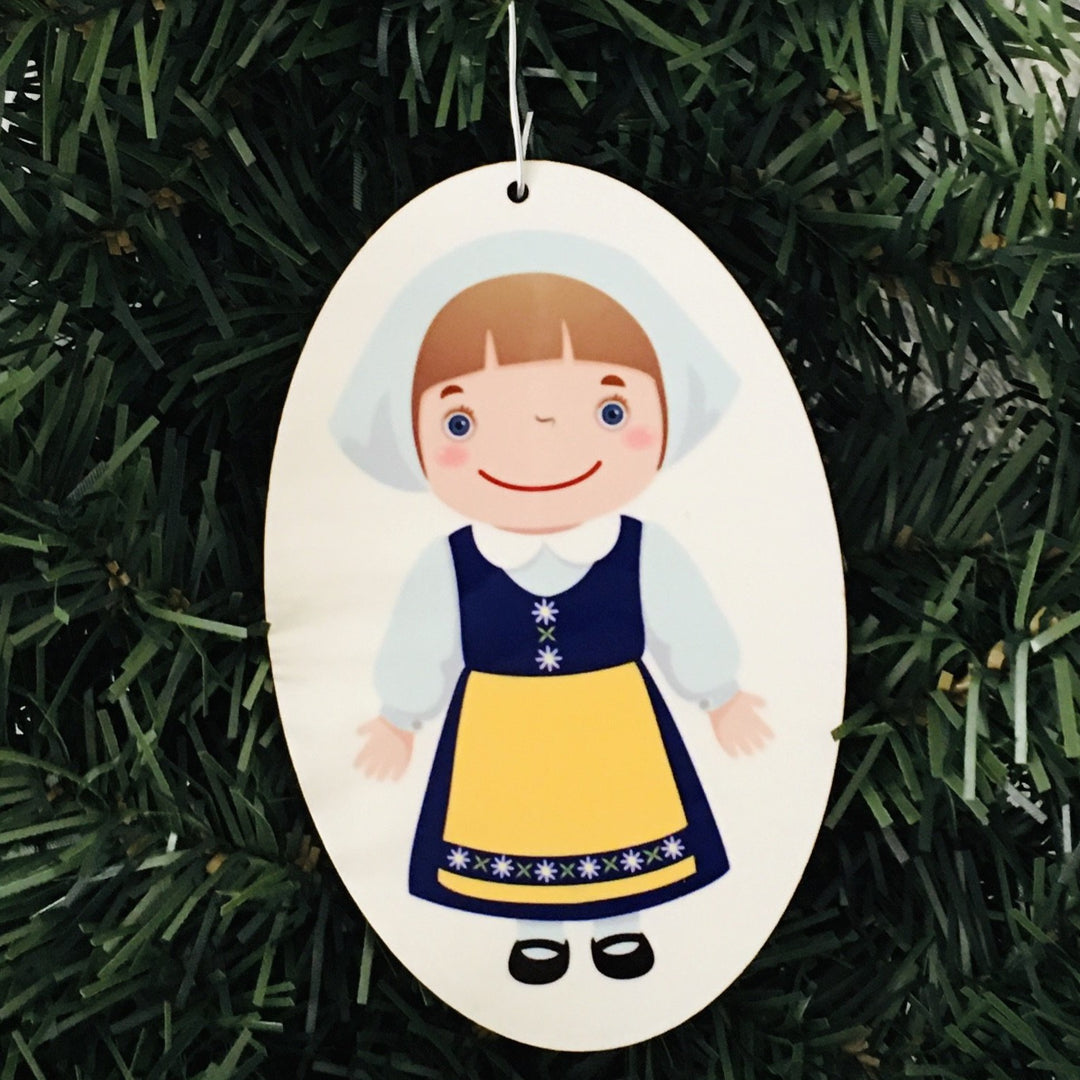 Swedish Girl Ornament