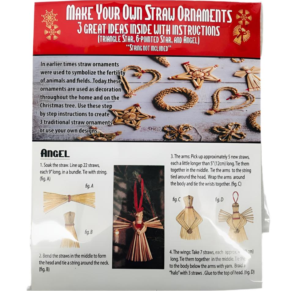 Make your own Straw Ornaments craft kit