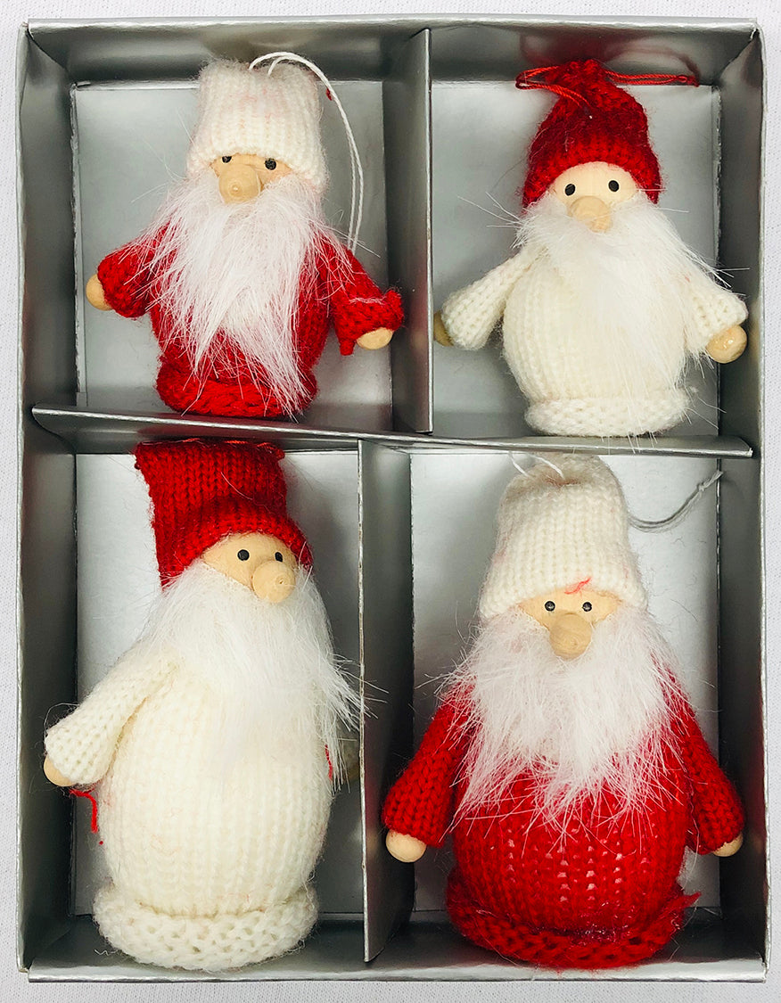 Gnome ornaments  Set of 4