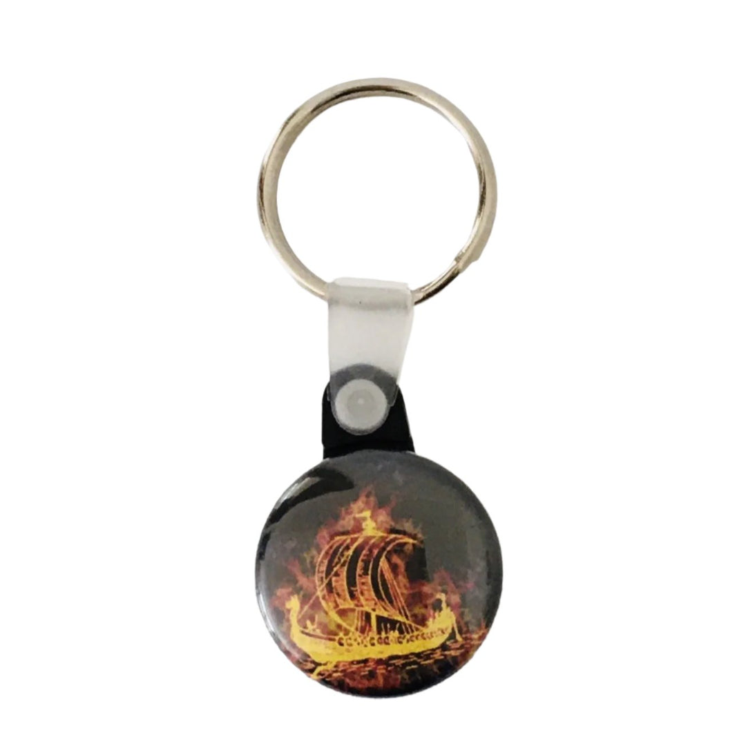 Keyring,  Flaming Viking ship