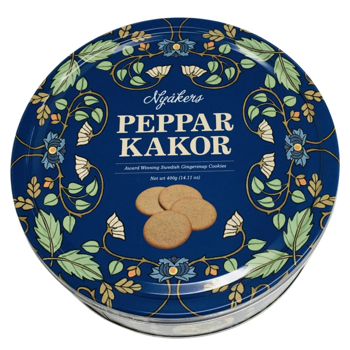 Nyåkers Ginger Snaps in Blue tin