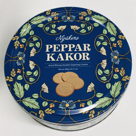 Nyåkers Ginger Snaps in Blue tin