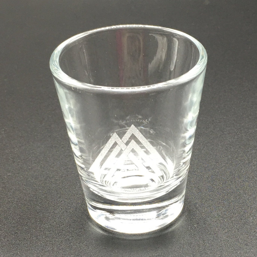 Etched shot glass - Valknut