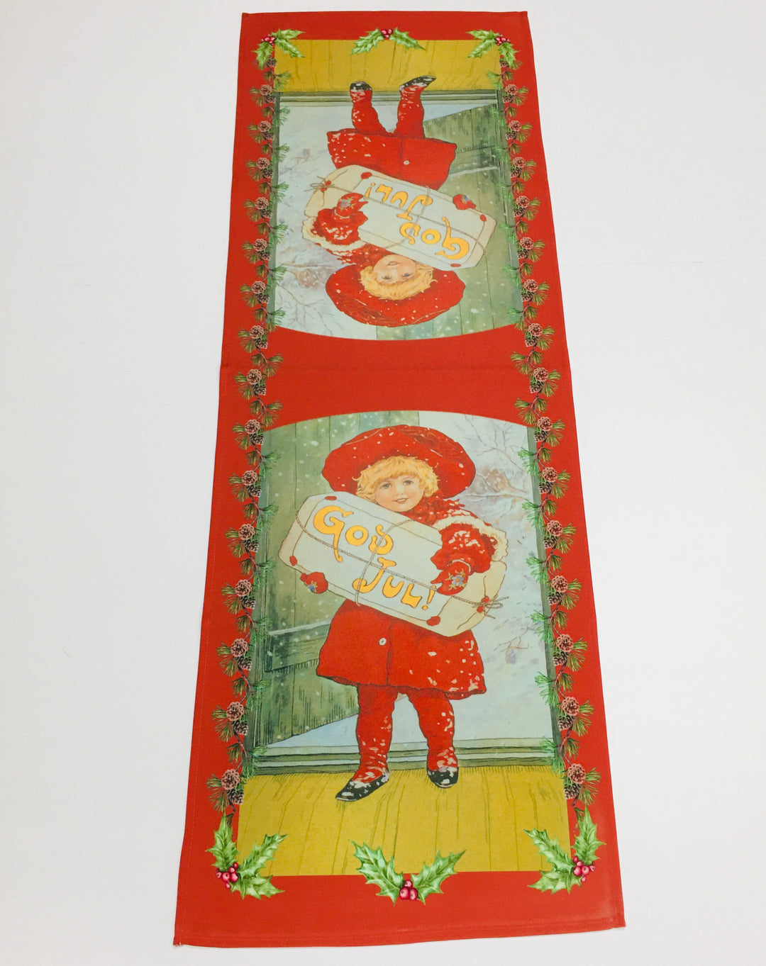 God Jul Girl Table Runner