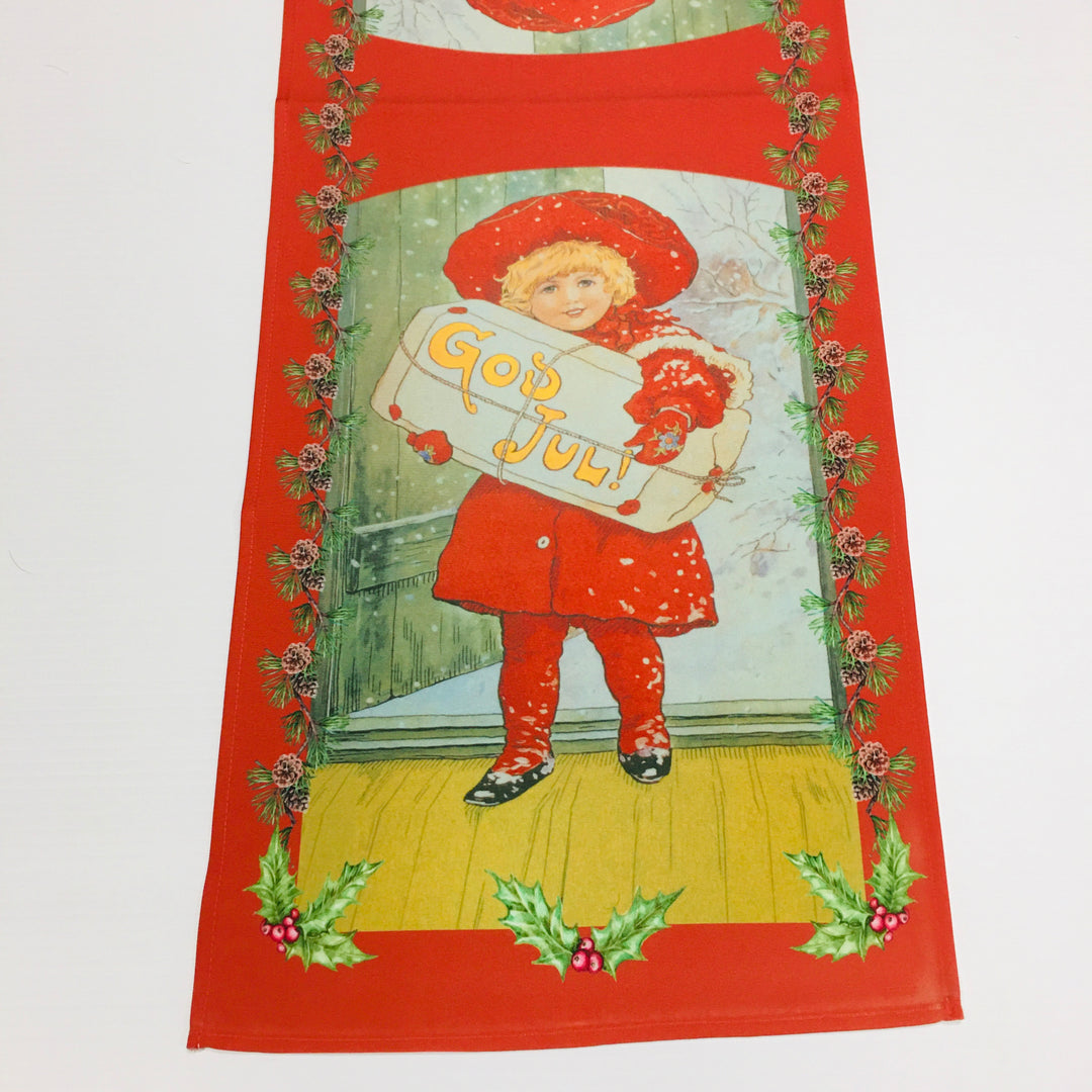 God Jul Girl Table Runner