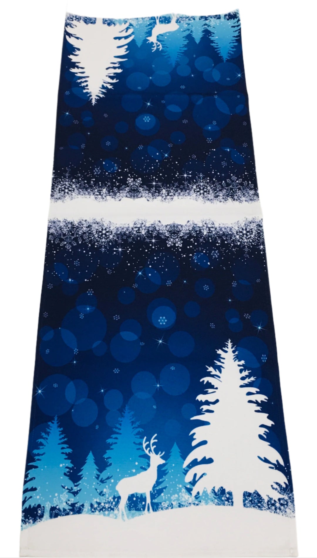 Reindeer & Trees Table Runner