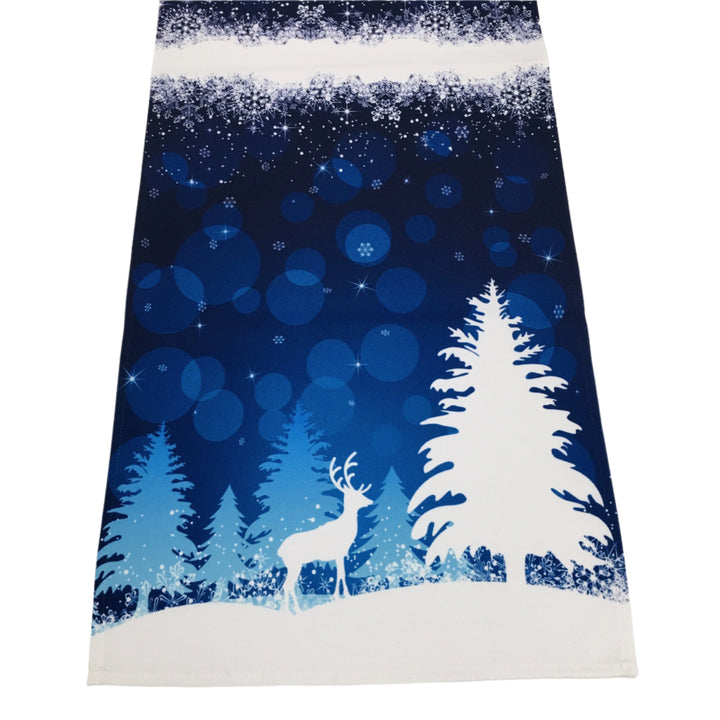 Reindeer & Trees Table Runner