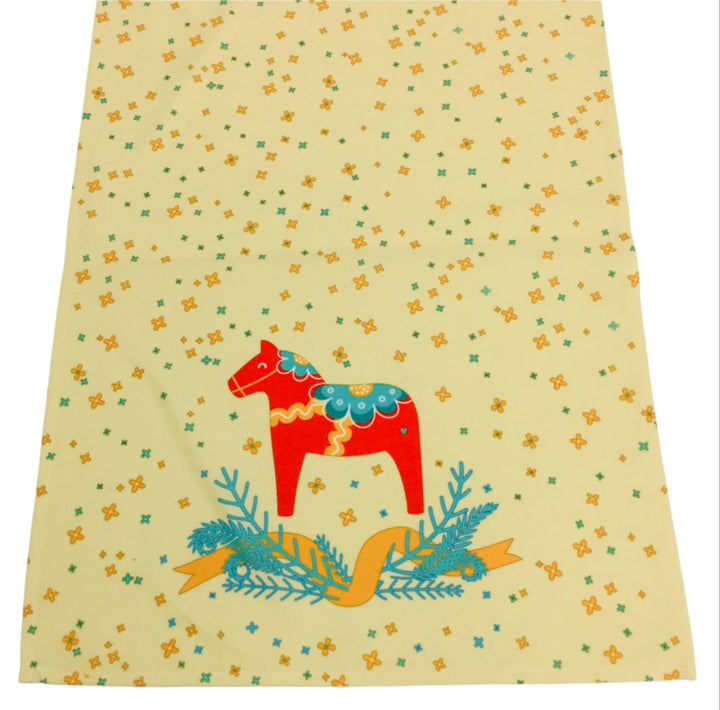 Dala Horse Table Runner