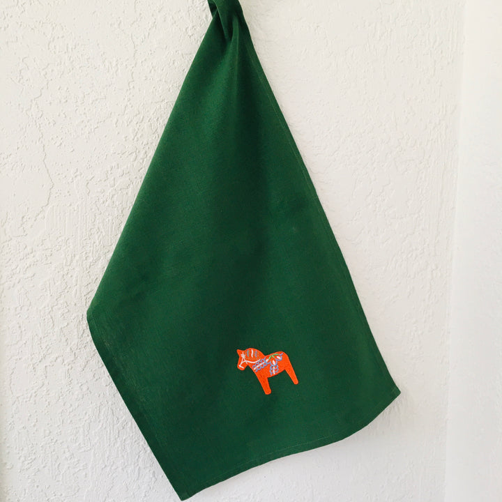 Dish Towel - Dala Horse