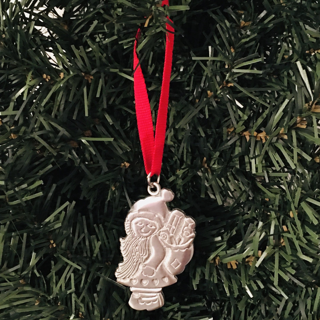 Swedish Pewter Ornament - Tomte