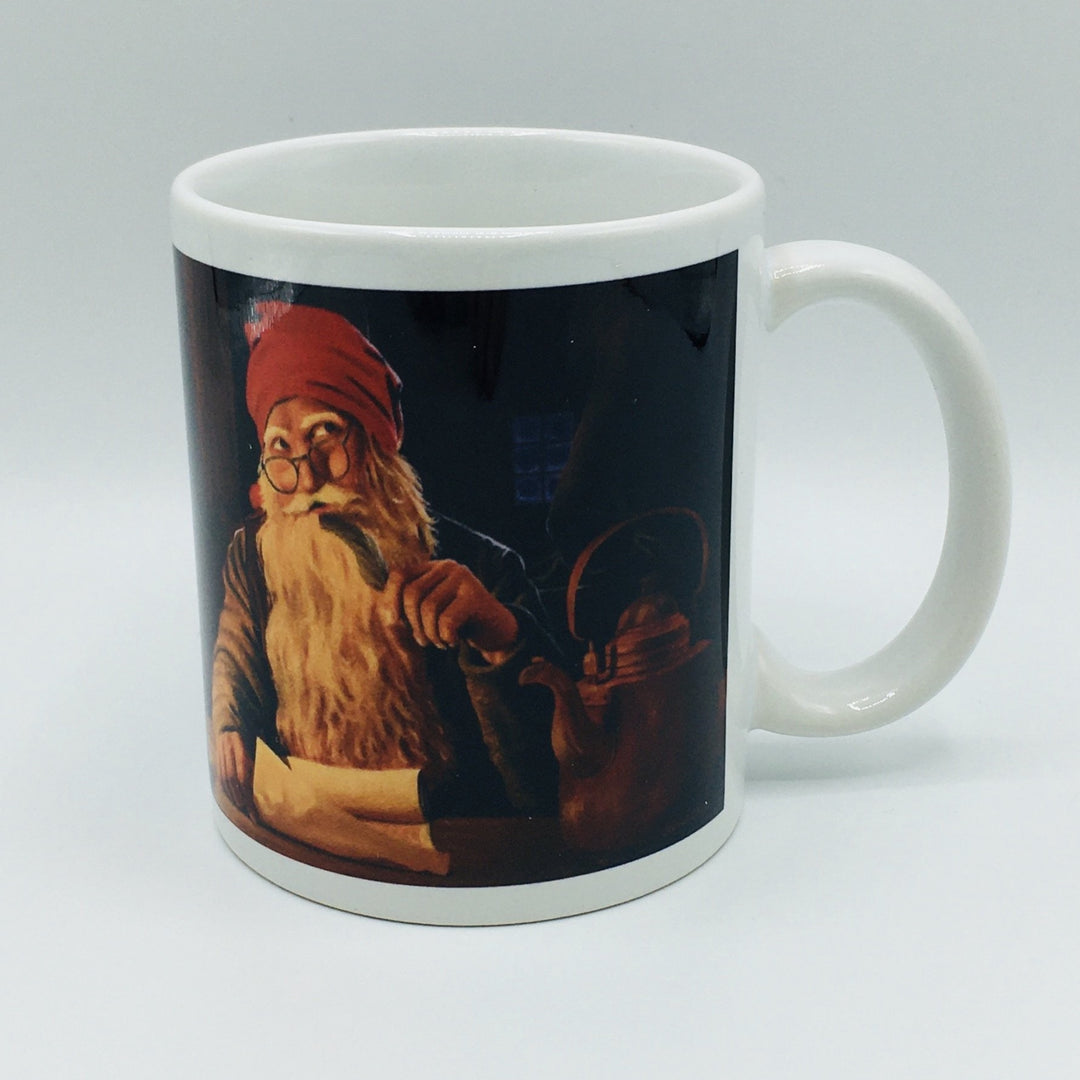 Jan Bergerlind Tomte writing list coffee mug