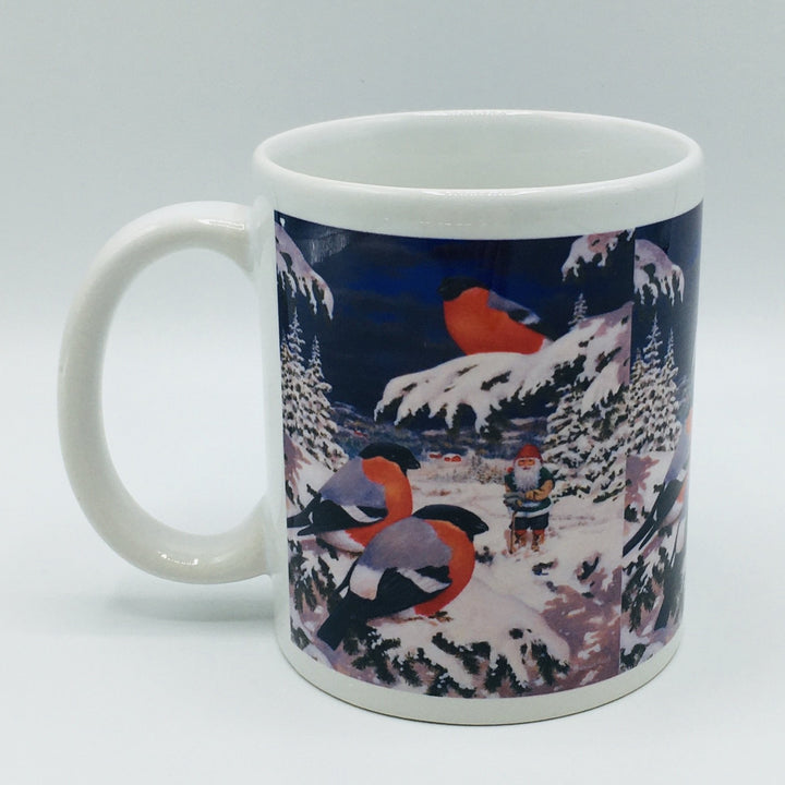 Jan Bergerlind Tomte with birds coffee mug