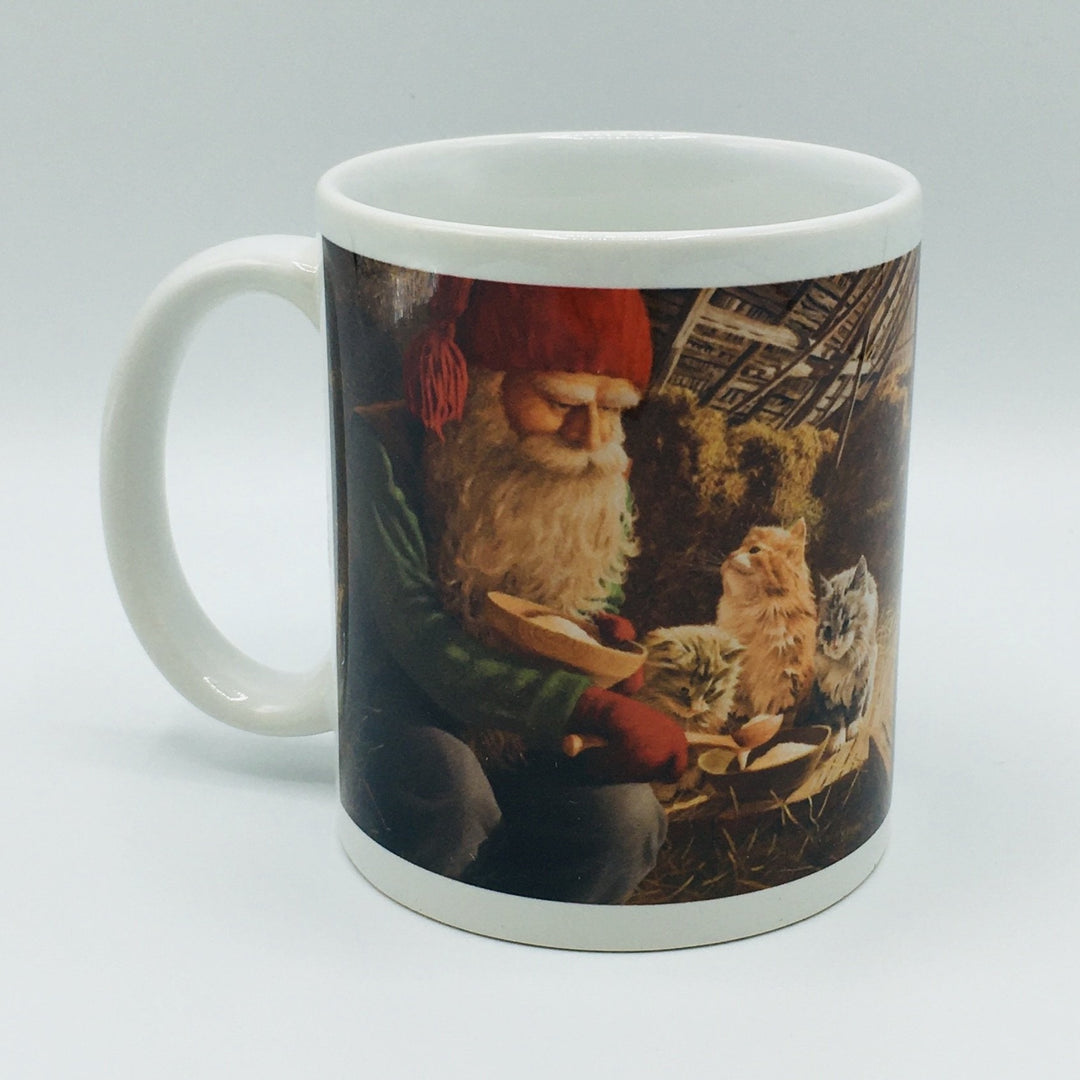 Jan Bergerlind Tomte with kittens coffee mug