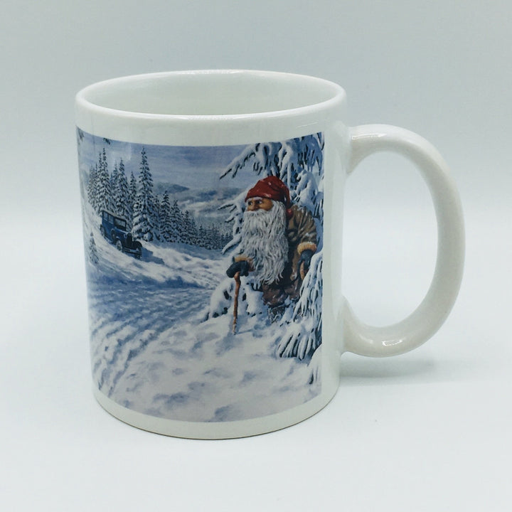 Jan Bergerlind Tomte with car coffee mug