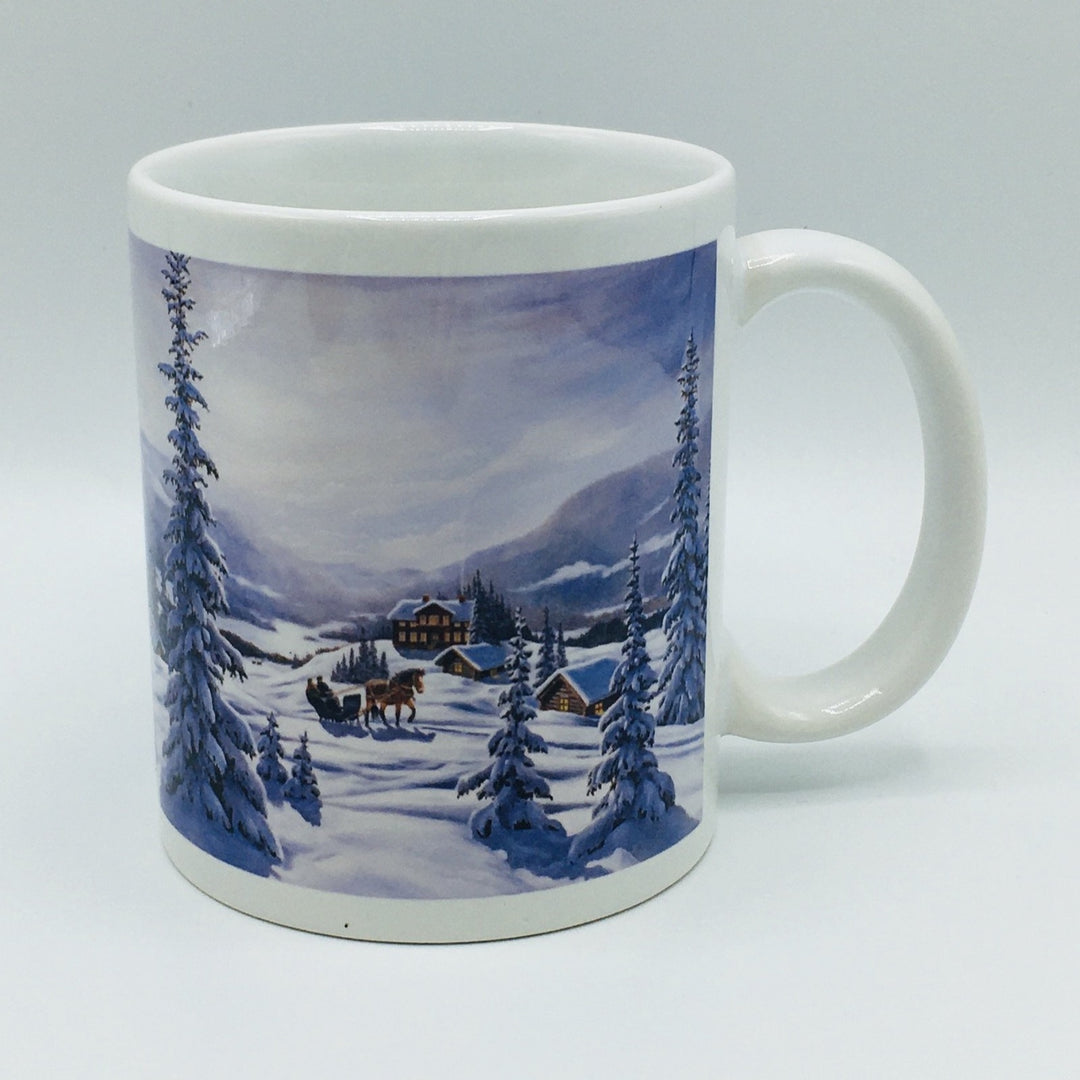 Jan Bergerlind Sleigh Ride coffee mug