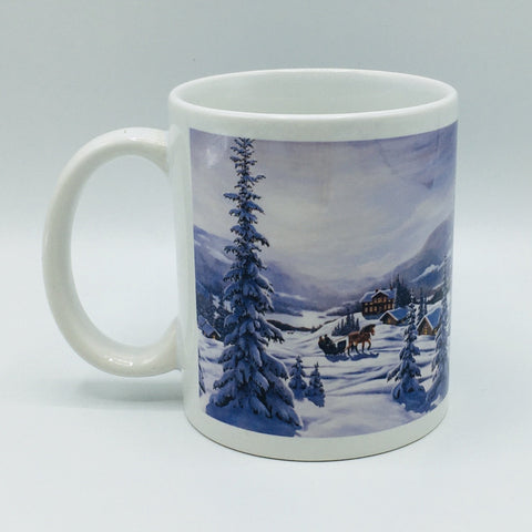 Jan Bergerlind Sleigh Ride coffee mug