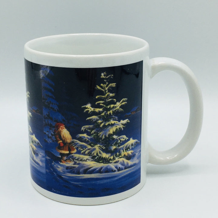 Jan Bergerlind Tomte at Tree coffee mug