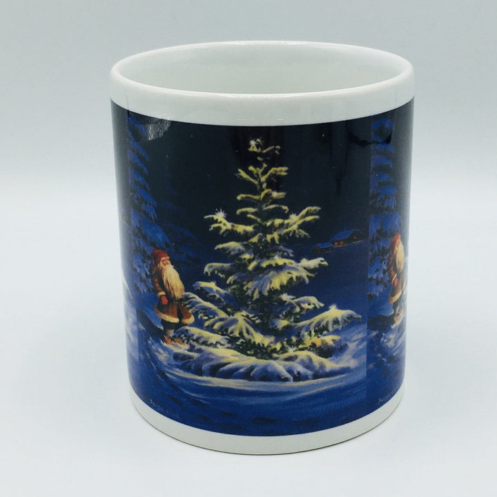 Jan Bergerlind Tomte at Tree coffee mug