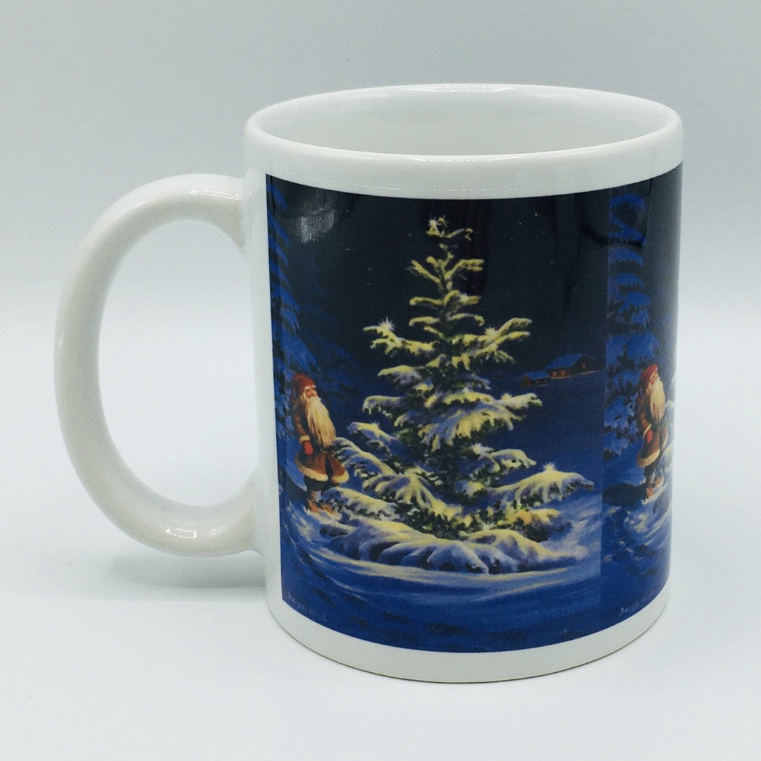 Jan Bergerlind Tomte at Tree coffee mug