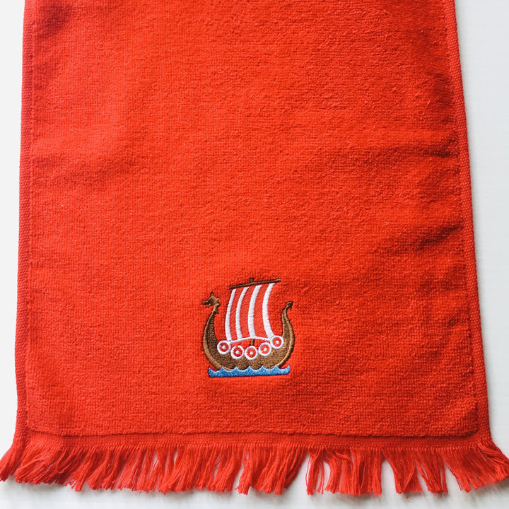 Finger tip towel - Viking Ship