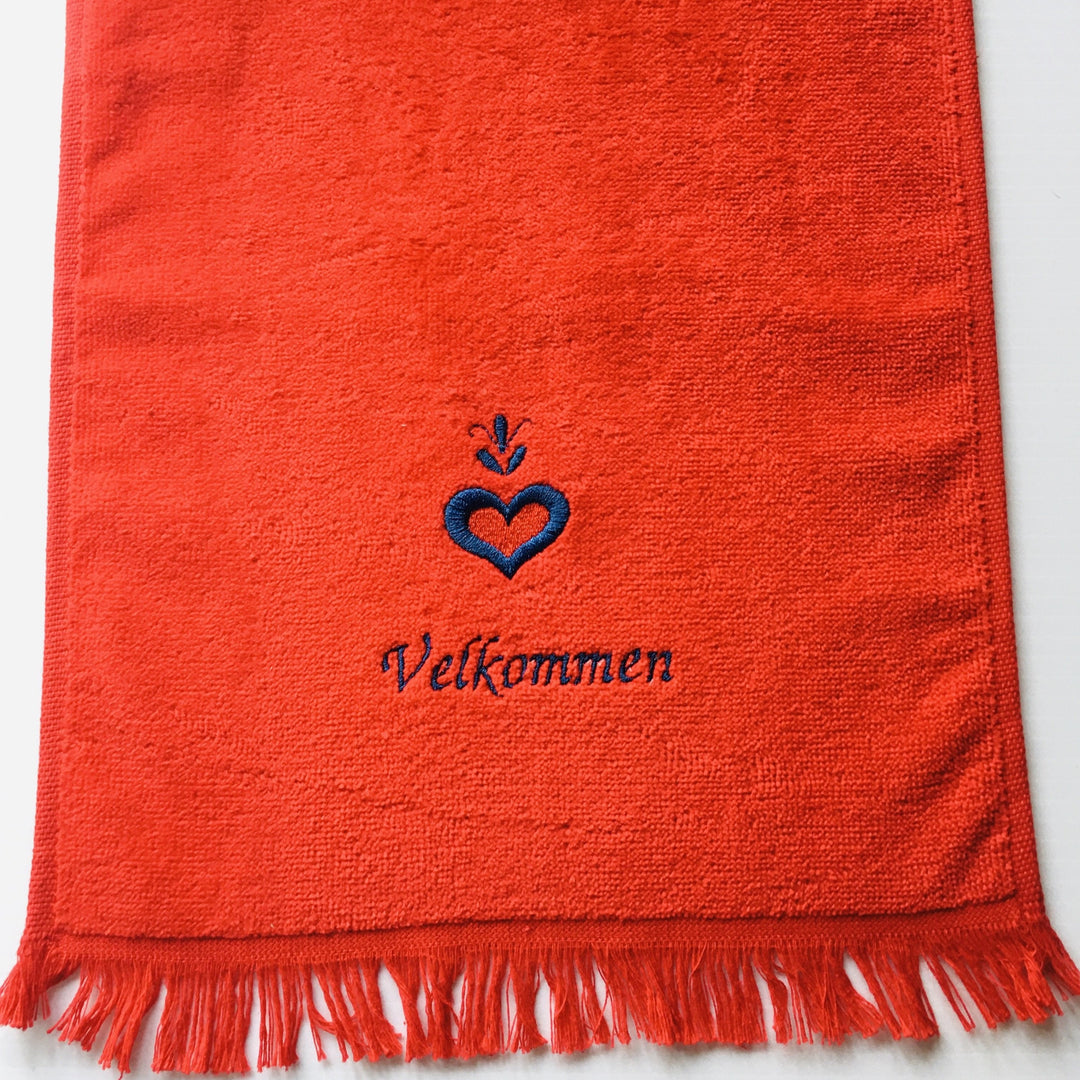 Finger tip towel - Velkommen Heart