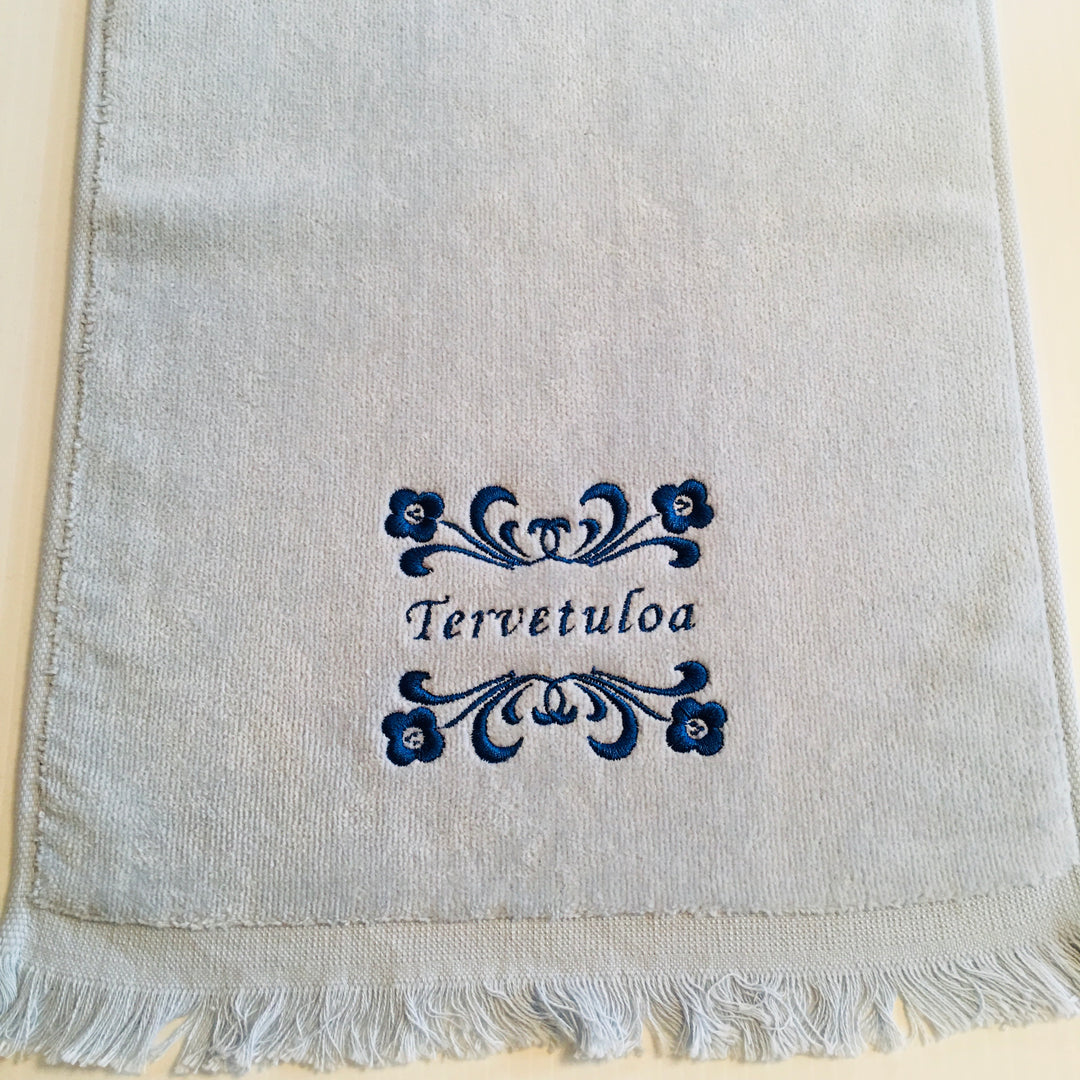 Finger tip towel - Tervetuloa