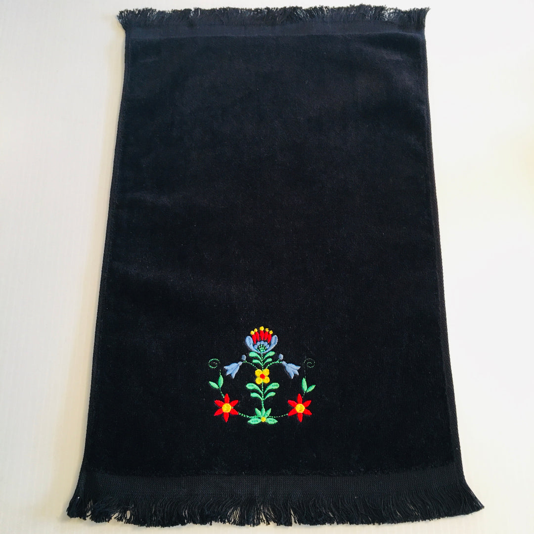 Finger tip towel - Folk Art Flowers