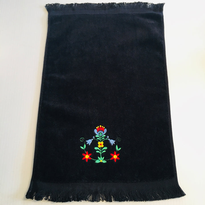 Finger tip towel - Folk Art Flowers