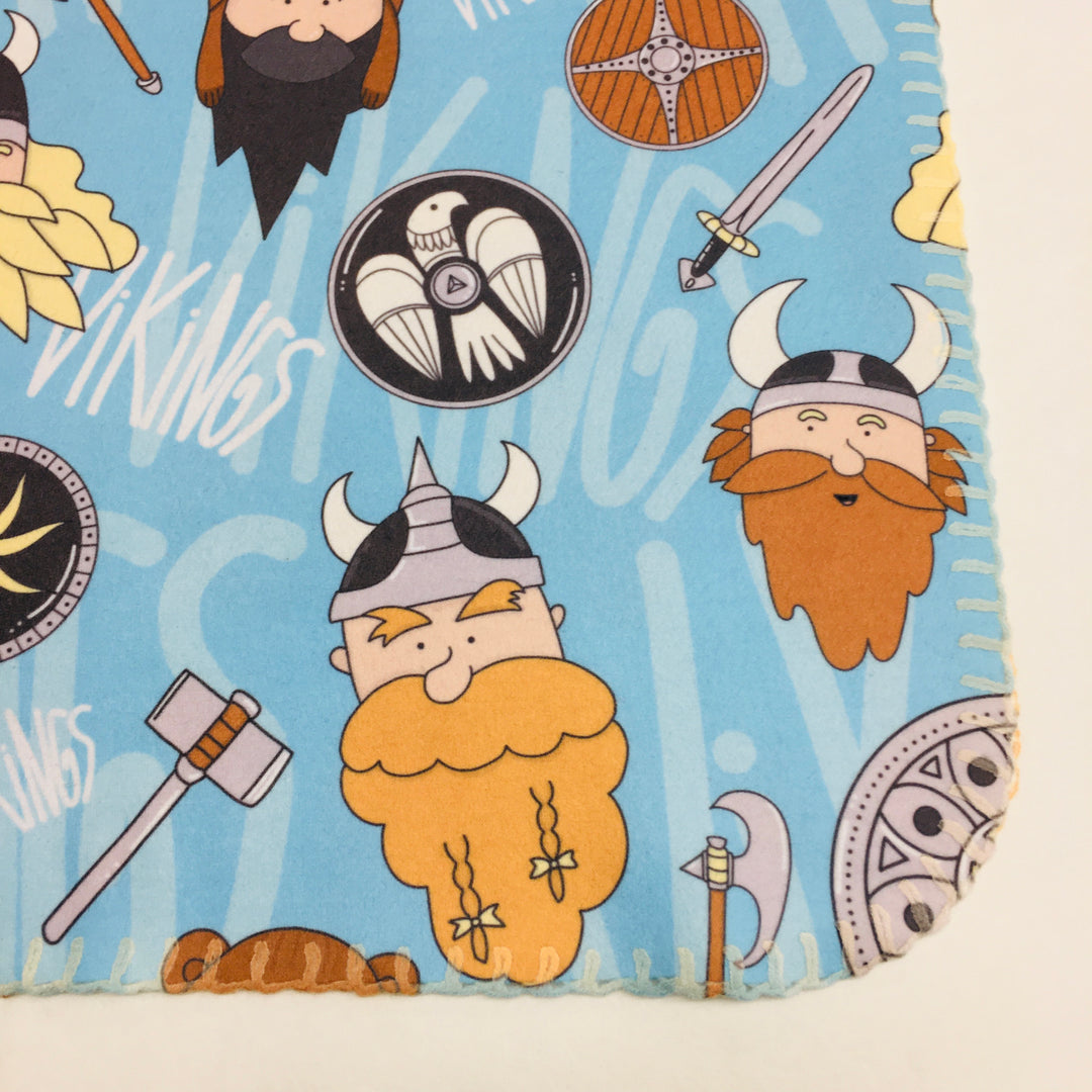 Fleece Baby Blanket - Vikings & Weapons