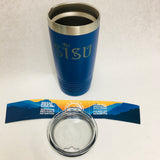 Sisu on Royal Blue 20 oz Stainless Steel hot/cold Cup