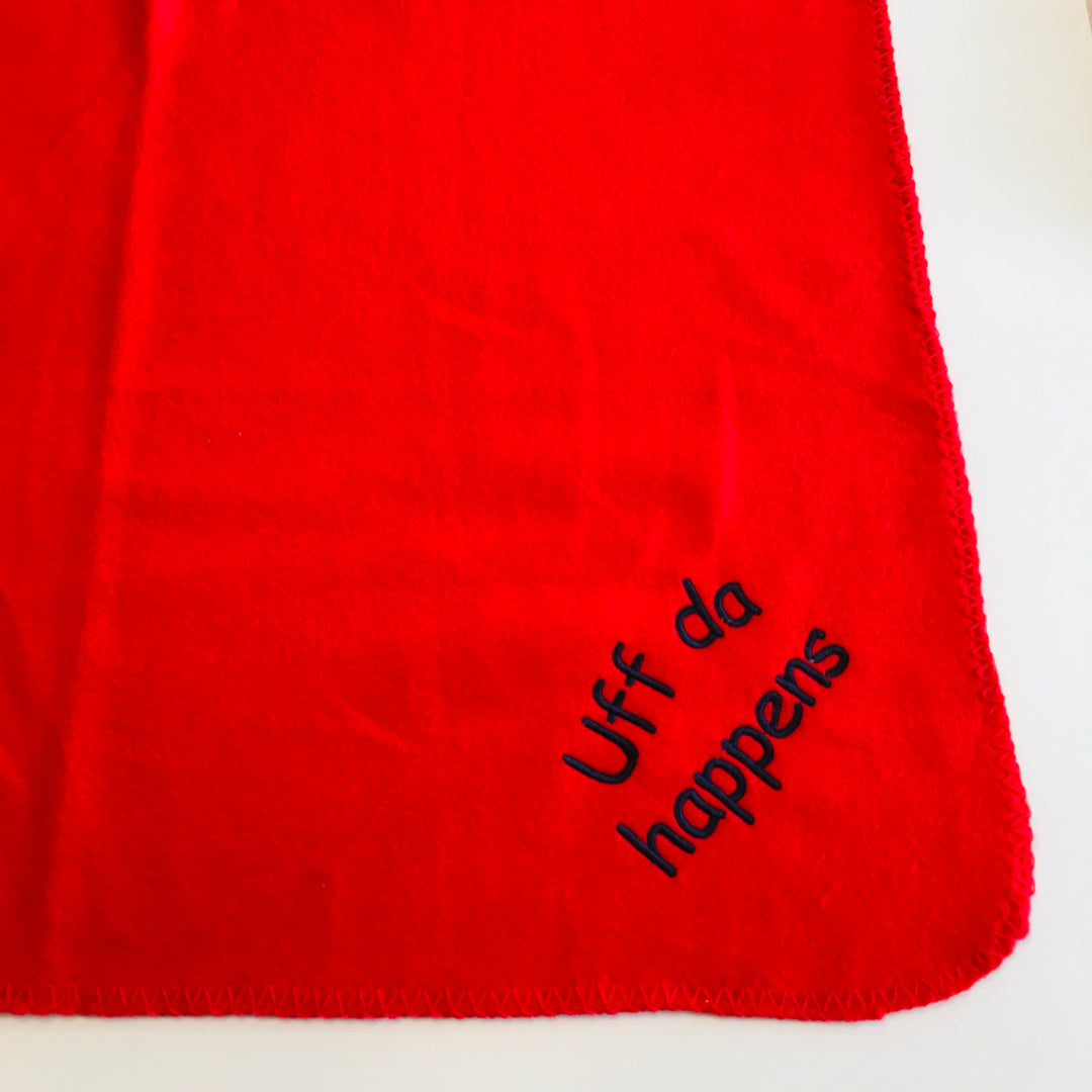 Fleece Baby Blanket - Uff da happens