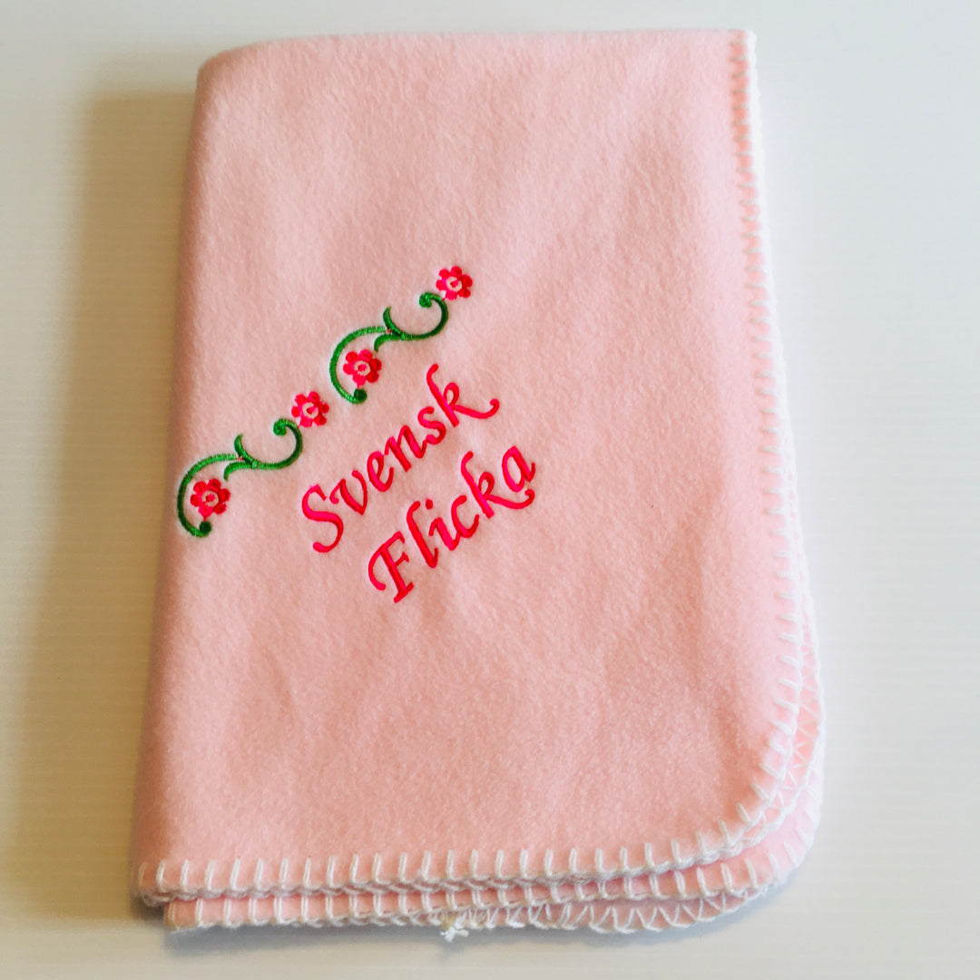 Fleece Baby Blanket - Svensk Flicka