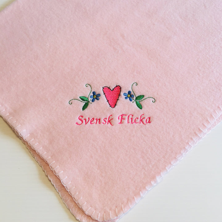 Fleece Baby Blanket - Svensk Flicka