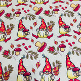 Fleece Baby Blanket - Gnomes & Mushrooms
