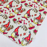 Fleece Baby Blanket - Gnomes & Mushrooms