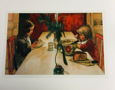 Carl Larsson Children at Dinner Table Placemat