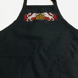 Apron - Embroidered Valknut with Odin's Wolves, Geri & Freki