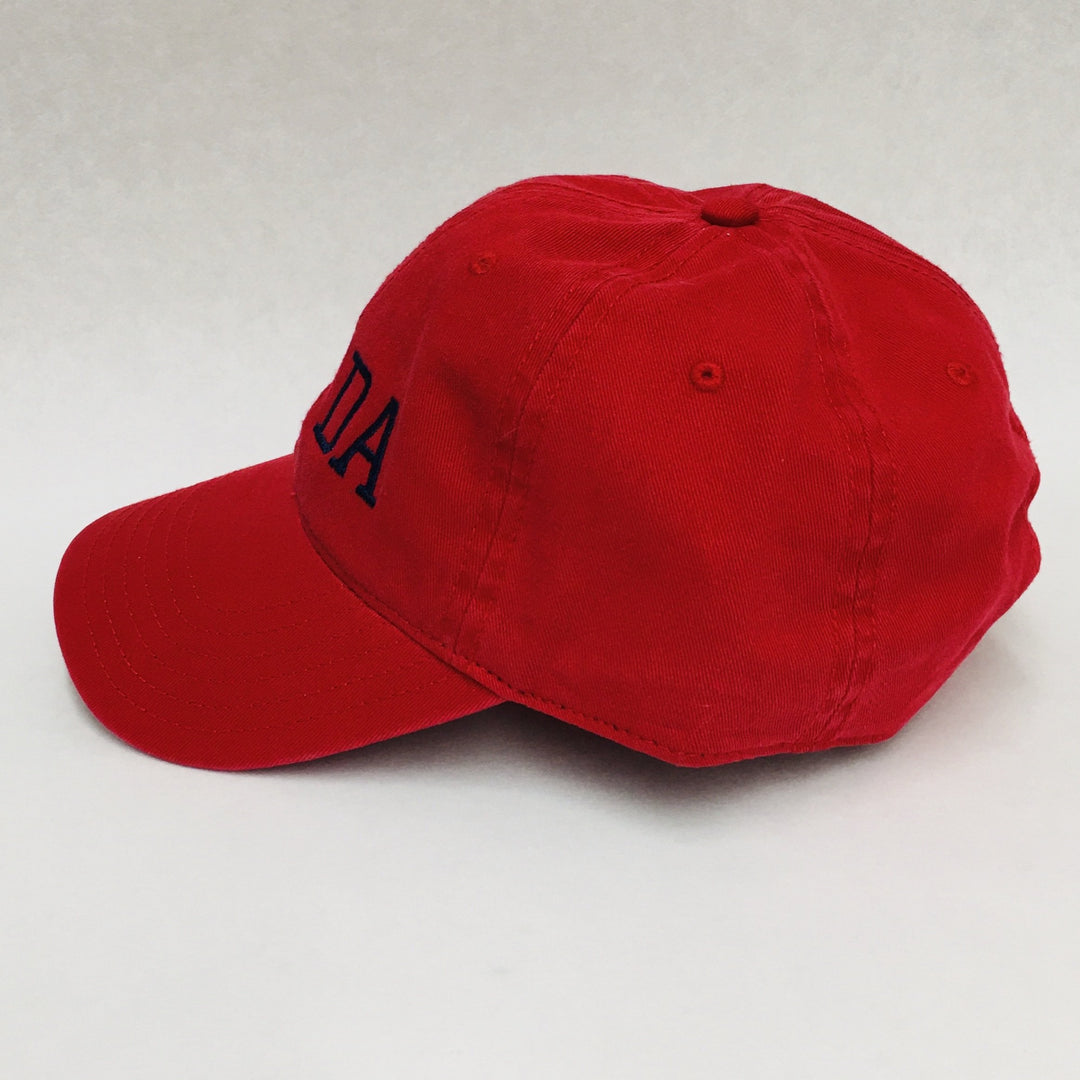 Uff Da red baseball cap