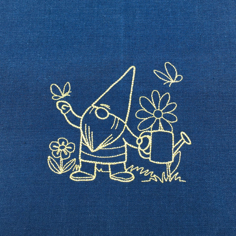 Dish Towel - Gnome with Butterflies