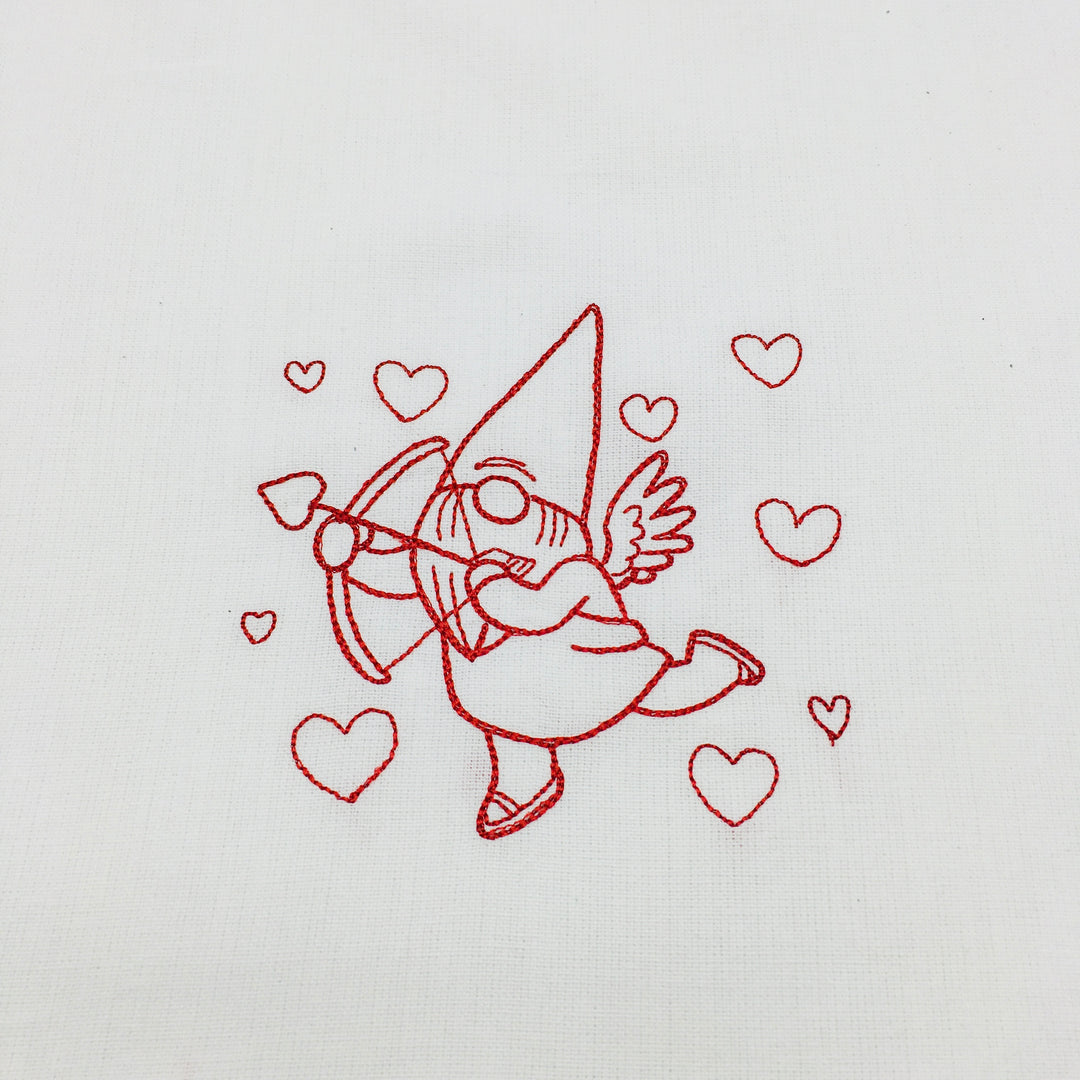 Dish Towel - Gnome Cupid